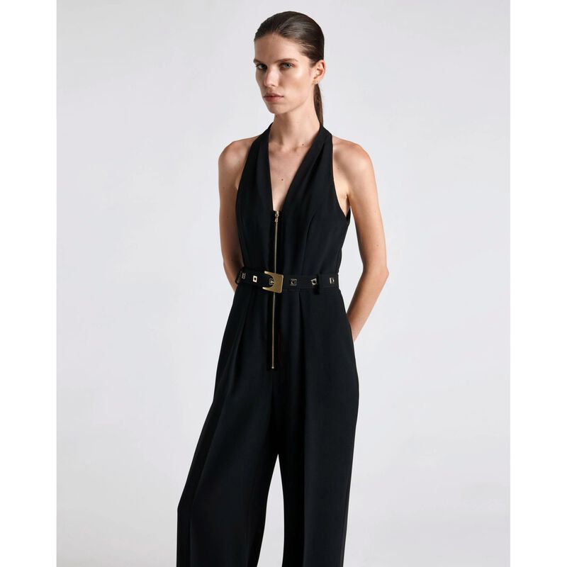 Cue Square Buckle Halter Jumpsuit image number 3